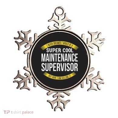 Funny Maintenance Supervisor S Gift Appreciation Ornament