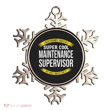 Funny Maintenance Supervisor S Gift Appreciation Ornament