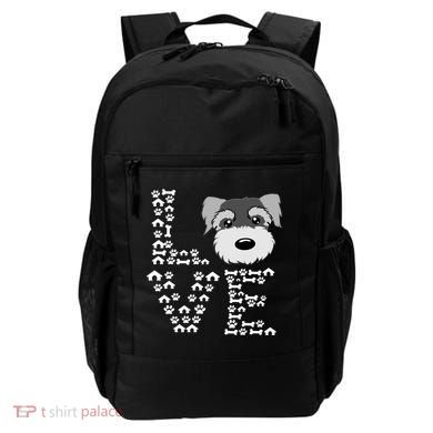 Funny Miniature Schnauzer Gift Miniature Schnauzer Lovers Backpack
