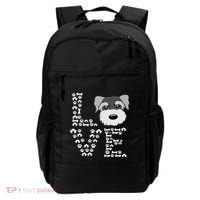 Funny Miniature Schnauzer Gift Miniature Schnauzer Lovers Backpack thumb 0