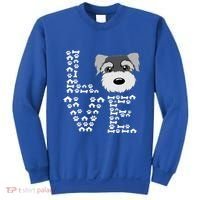 Funny Miniature Schnauzer Gift Miniature Schnauzer Lovers Sweatshirt thumb 0
