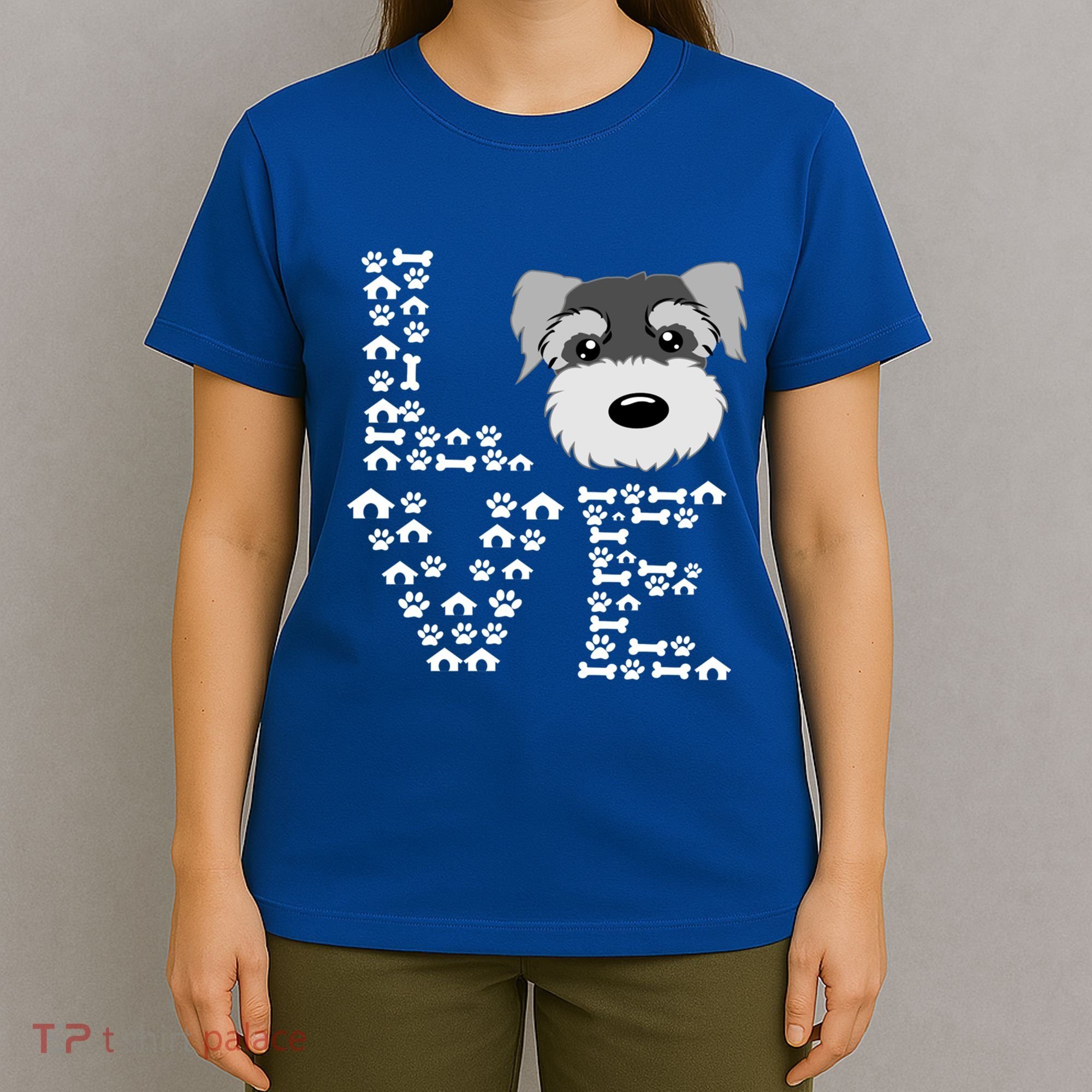 Funny Miniature Schnauzer Gift Miniature Schnauzer Lovers T-Shirt