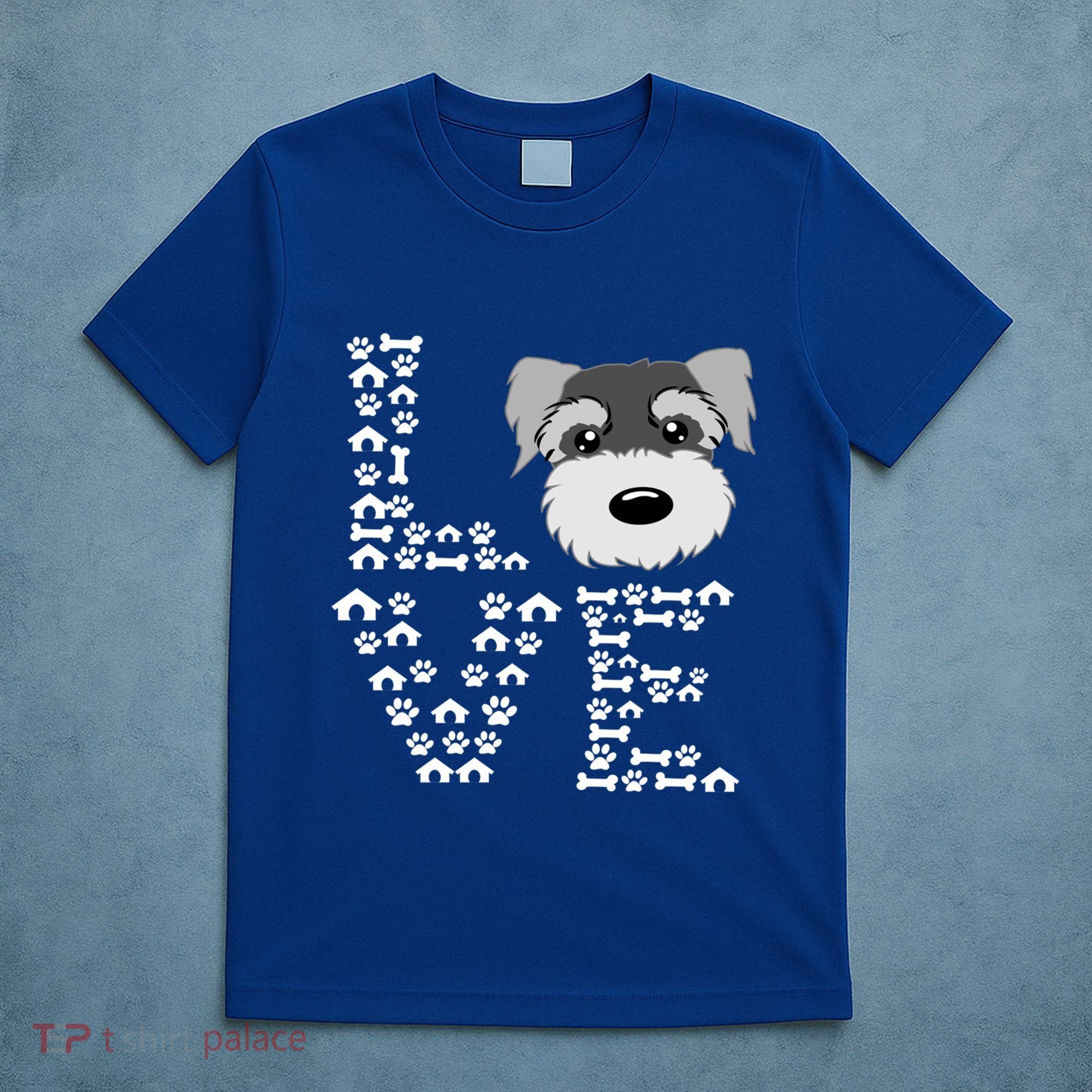 Funny Miniature Schnauzer Gift Miniature Schnauzer Lovers T-Shirt