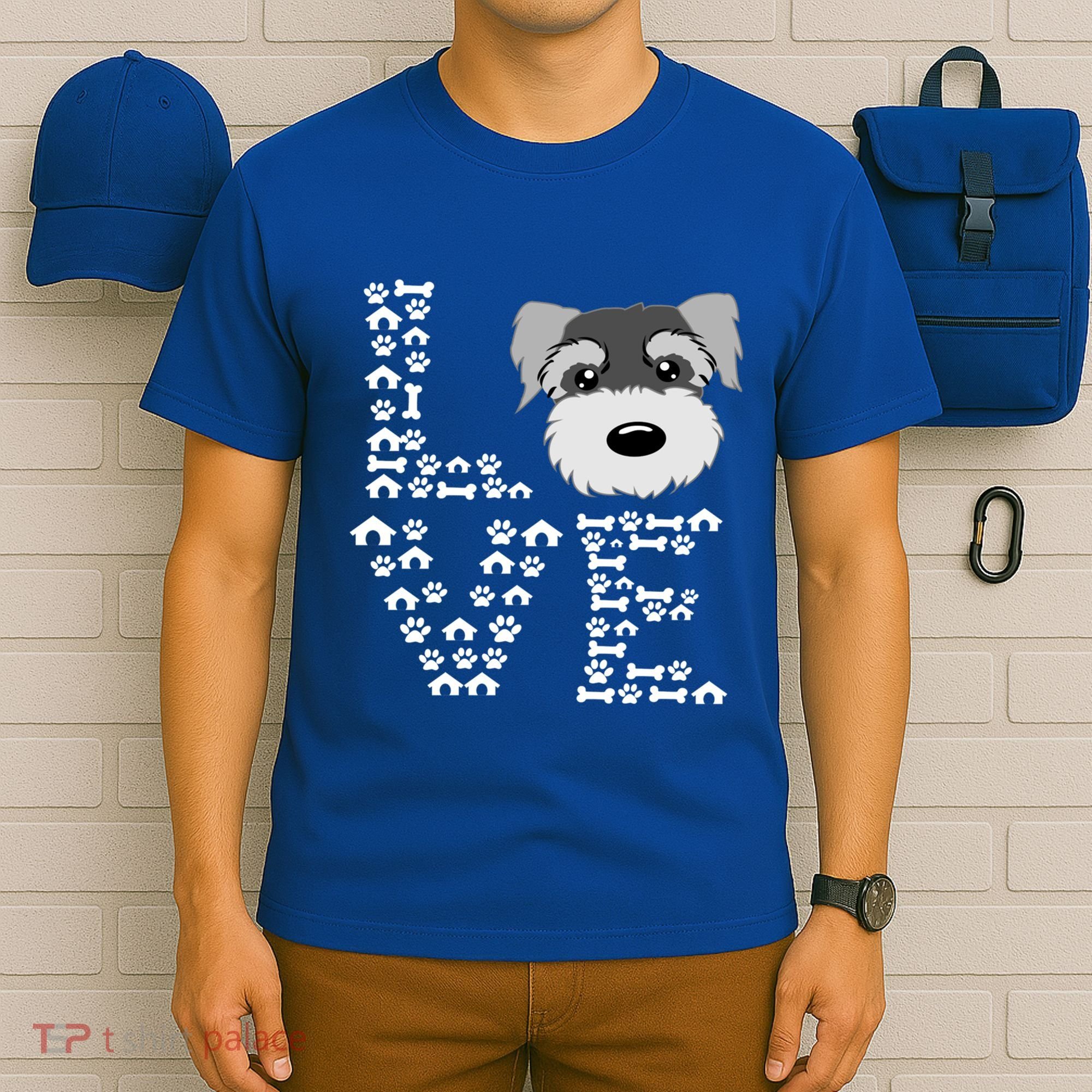 Funny Miniature Schnauzer Gift Miniature Schnauzer Lovers T-Shirt