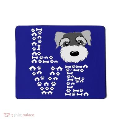 Funny Miniature Schnauzer Gift Miniature Schnauzer Lovers Mousepad