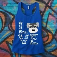 Funny Miniature Schnauzer Gift Miniature Schnauzer Lovers Women's Tank Top thumb 3