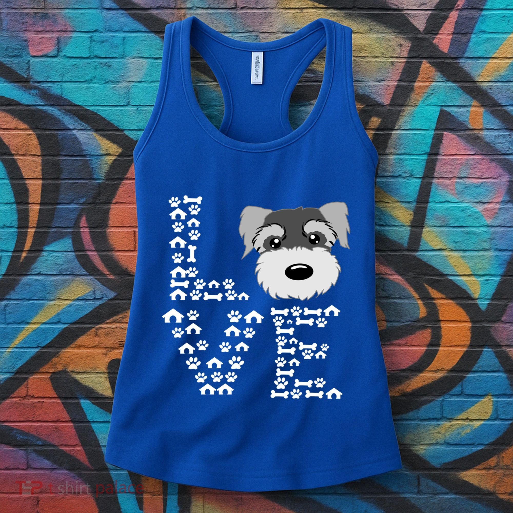Funny Miniature Schnauzer Gift Miniature Schnauzer Lovers Women's Tank Top