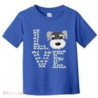 Funny Miniature Schnauzer Gift Miniature Schnauzer Lovers Toddler T-Shirt thumb 0