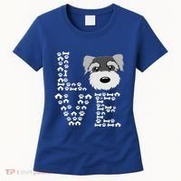 Funny Miniature Schnauzer Gift Miniature Schnauzer Lovers Women's T-Shirt thumb 0