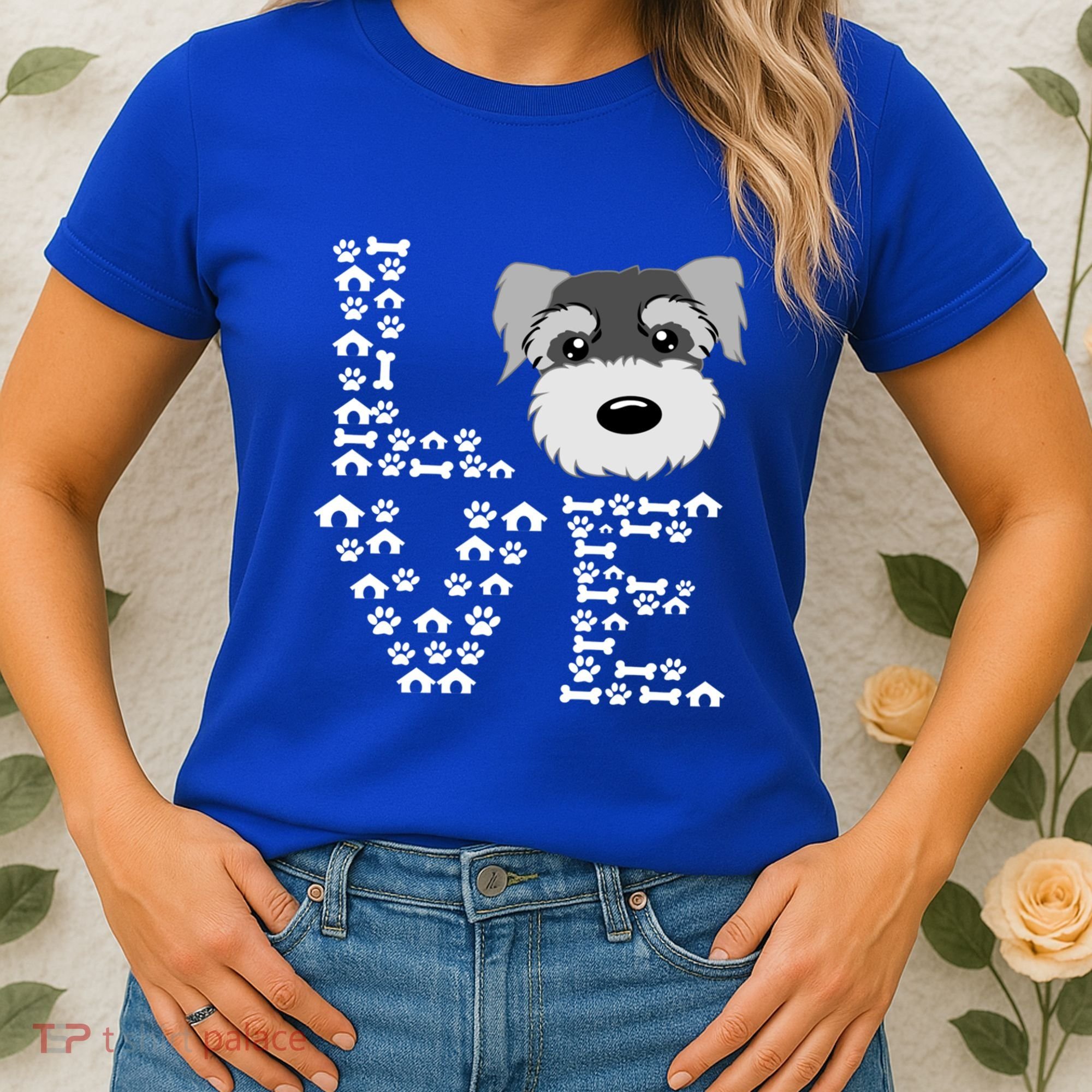 Funny Miniature Schnauzer Gift Miniature Schnauzer Lovers Women's T-Shirt