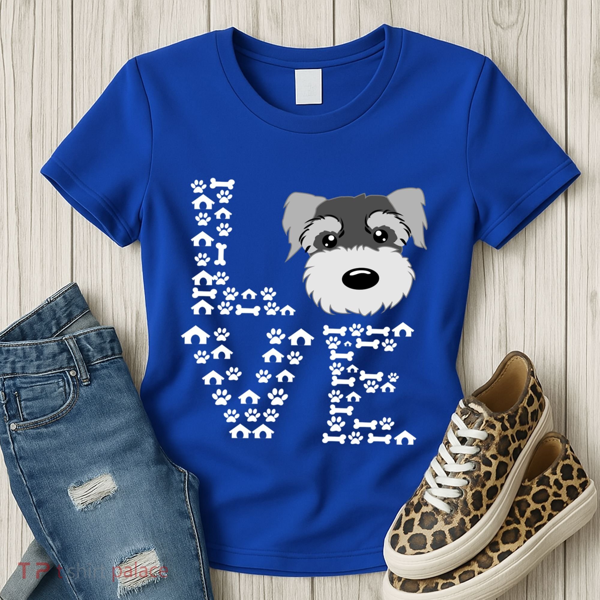 Funny Miniature Schnauzer Gift Miniature Schnauzer Lovers Women's T-Shirt