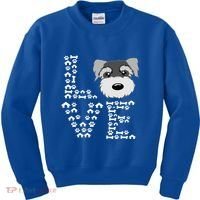 Funny Miniature Schnauzer Gift Miniature Schnauzer Lovers Kids Sweatshirt thumb 0