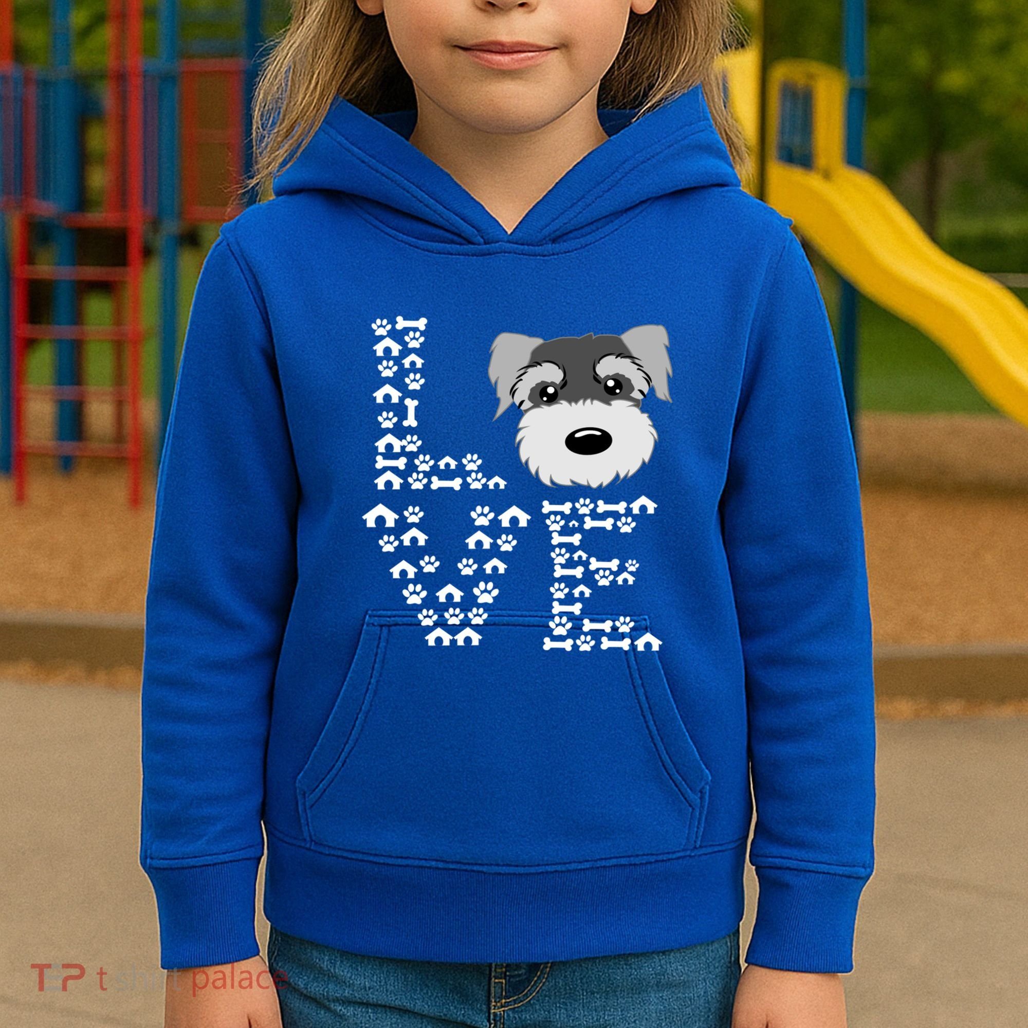 Funny Miniature Schnauzer Gift Miniature Schnauzer Lovers Kids Hoodie