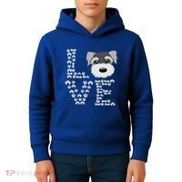 Funny Miniature Schnauzer Gift Miniature Schnauzer Lovers Kids Hoodie thumb 4