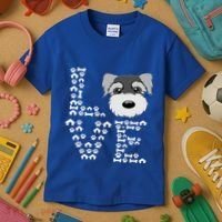 Funny Miniature Schnauzer Gift Miniature Schnauzer Lovers Kids T-Shirt thumb 3