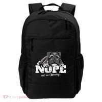 Funny Miniature Schnauzer Dog Gift Schnauzer Nope Breed Gift Backpack thumb 0
