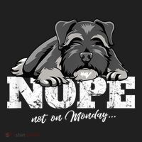 Funny Miniature Schnauzer Dog Gift Schnauzer Nope Breed Gift Beanie thumb 2