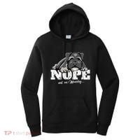 Funny Miniature Schnauzer Dog Gift Schnauzer Nope Breed Gift Women's Hoodie thumb 0