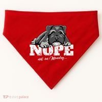 Funny Miniature Schnauzer Dog Gift Schnauzer Nope Breed Gift USA-Made Doggie Bandana thumb 0