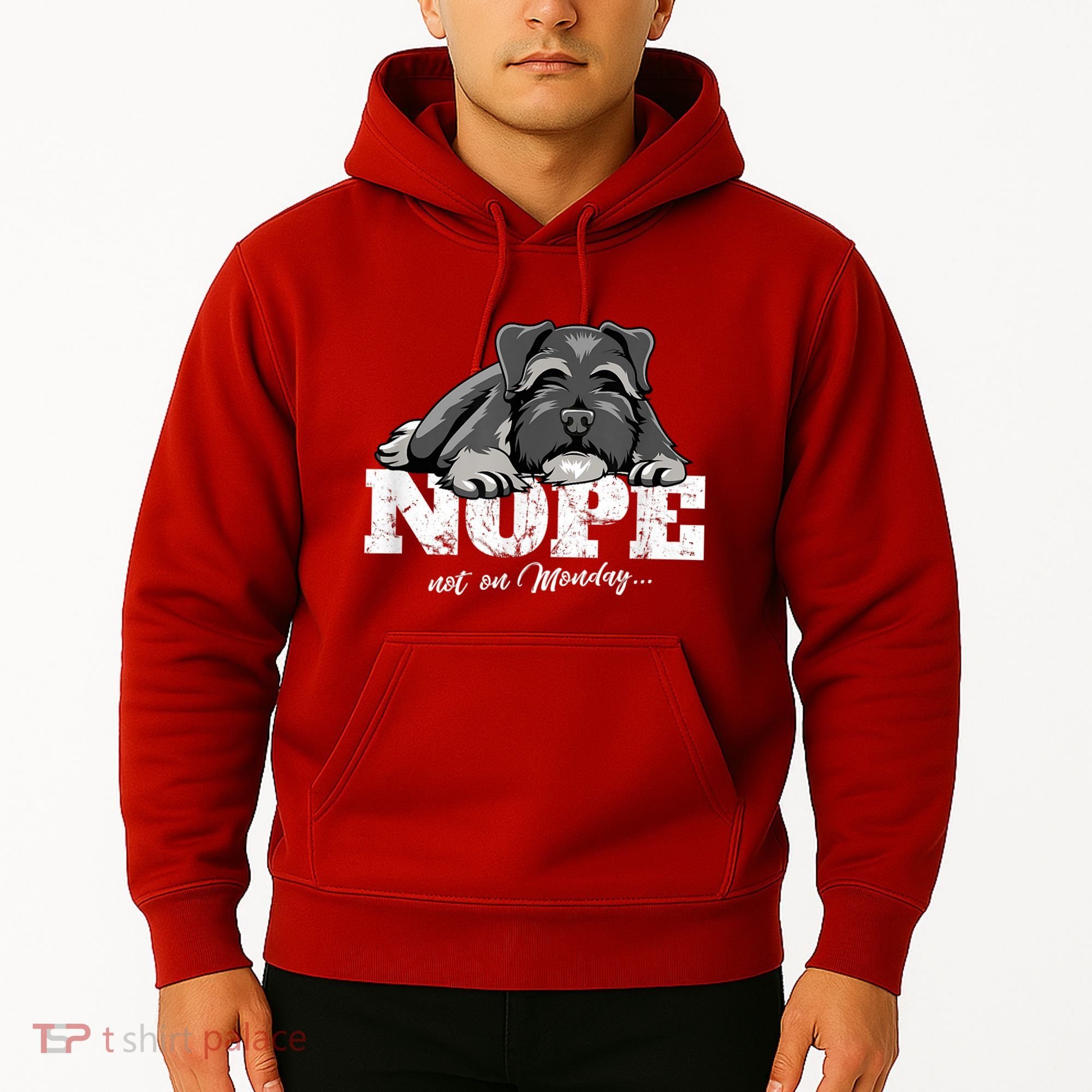 Funny Miniature Schnauzer Dog Gift Schnauzer Nope Breed Gift Hoodie