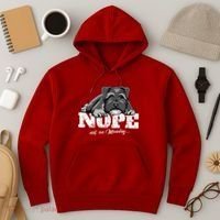 Funny Miniature Schnauzer Dog Gift Schnauzer Nope Breed Gift Hoodie thumb 3