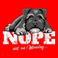 Funny Miniature Schnauzer Dog Gift Schnauzer Nope Breed Gift Hoodie thumb 7