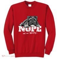 Funny Miniature Schnauzer Dog Gift Schnauzer Nope Breed Gift Sweatshirt thumb 0