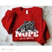 Funny Miniature Schnauzer Dog Gift Schnauzer Nope Breed Gift Sweatshirt thumb 2