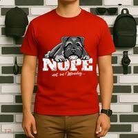 Funny Miniature Schnauzer Dog Gift Schnauzer Nope Breed Gift T-Shirt thumb 6