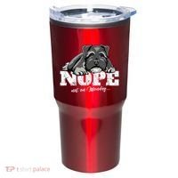 Funny Miniature Schnauzer Dog Gift Schnauzer Nope Breed Gift Tumbler thumb 0