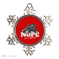Funny Miniature Schnauzer Dog Gift Schnauzer Nope Breed Gift Ornament thumb 0
