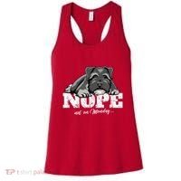 Funny Miniature Schnauzer Dog Gift Schnauzer Nope Breed Gift Women's Tank Top thumb 0