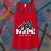 Funny Miniature Schnauzer Dog Gift Schnauzer Nope Breed Gift Women's Tank Top thumb 3
