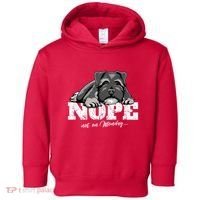 Funny Miniature Schnauzer Dog Gift Schnauzer Nope Breed Gift Toddler Hoodie thumb 0