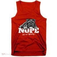 Funny Miniature Schnauzer Dog Gift Schnauzer Nope Breed Gift Tank Top thumb 0