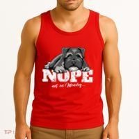 Funny Miniature Schnauzer Dog Gift Schnauzer Nope Breed Gift Tank Top thumb 3