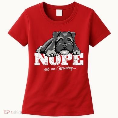 Funny Miniature Schnauzer Dog Gift Schnauzer Nope Breed Gift Women's T-Shirt