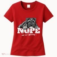 Funny Miniature Schnauzer Dog Gift Schnauzer Nope Breed Gift Women's T-Shirt thumb 0