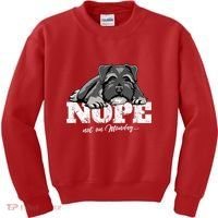 Funny Miniature Schnauzer Dog Gift Schnauzer Nope Breed Gift Kids Sweatshirt thumb 0
