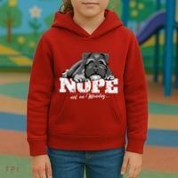 Funny Miniature Schnauzer Dog Gift Schnauzer Nope Breed Gift Kids Hoodie thumb 3