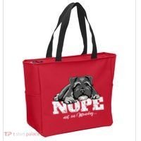 Funny Miniature Schnauzer Dog Gift Schnauzer Nope Breed Gift Tote Bag thumb 2