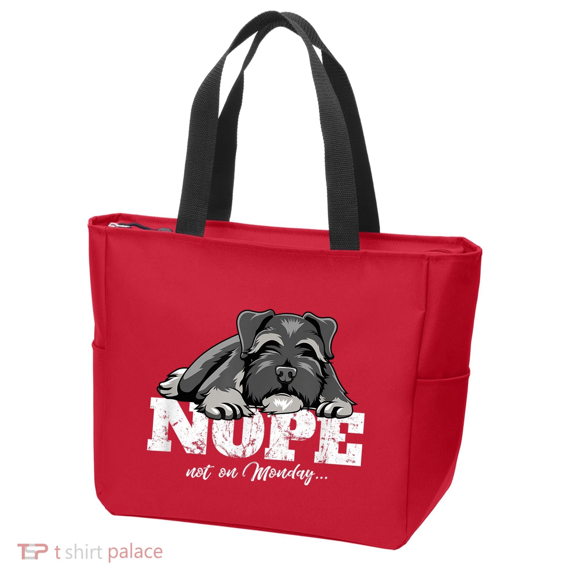 Funny Miniature Schnauzer Dog Gift Schnauzer Nope Breed Gift Tote Bag
