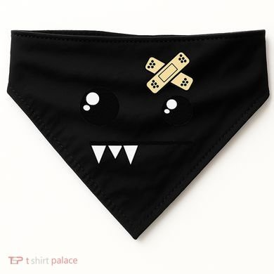 Funny Monster Scene Emo Design Gift USA-Made Doggie Bandana