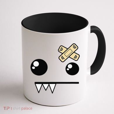 Funny Monster Scene Emo Design Gift Coffee Mug back