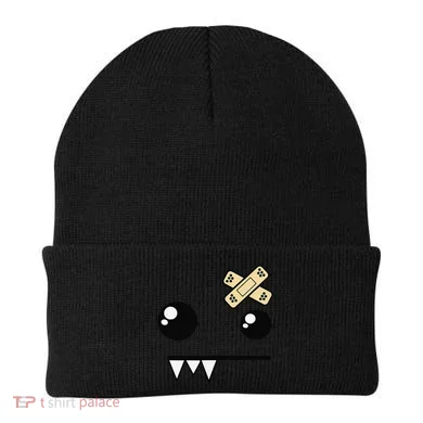 Funny Monster Scene Emo Design Gift Beanie