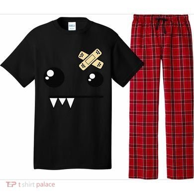 Funny Monster Scene Emo Design Gift Pajama Set