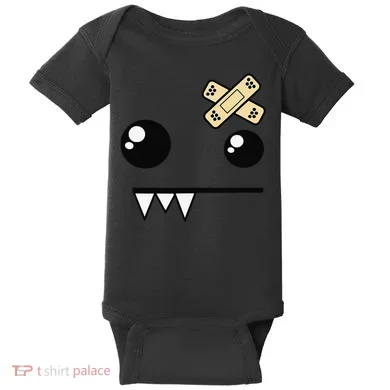 Funny Monster Scene Emo Design Gift Baby Bodysuit
