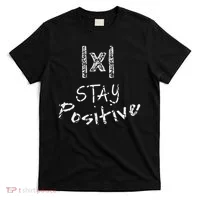 Funny Math Stay Positive Absolute Value Mathematics Algebra T-Shirt thumb 0