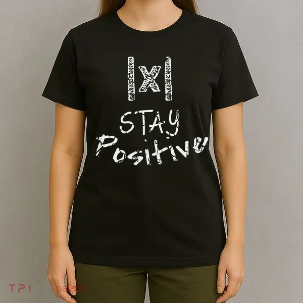 Funny Math Stay Positive Absolute Value Mathematics Algebra T-Shirt