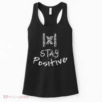 Funny Math Stay Positive Absolute Value Mathematics Algebra Women's Tank Top thumb 0